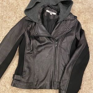 DKNY Leather jacket.